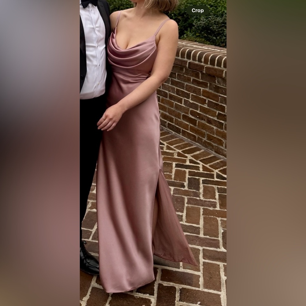 Revelry Skye Dress in Rose Quartz